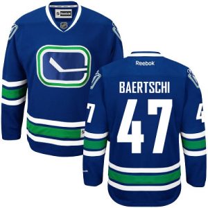 Herren Vancouver Canucks Eishockey Trikot Sven Baertschi #47 Reebok Blau 3rd